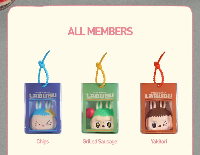 POP MART THE MONSTERS Wacky Mart Series Squishy Charm Blind Box