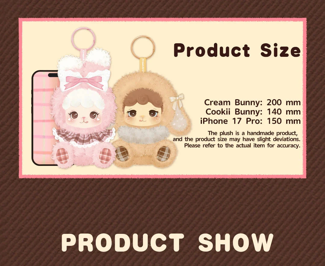 Rolife Cream & Cookii Bunny Best Friend Plush Blind Box