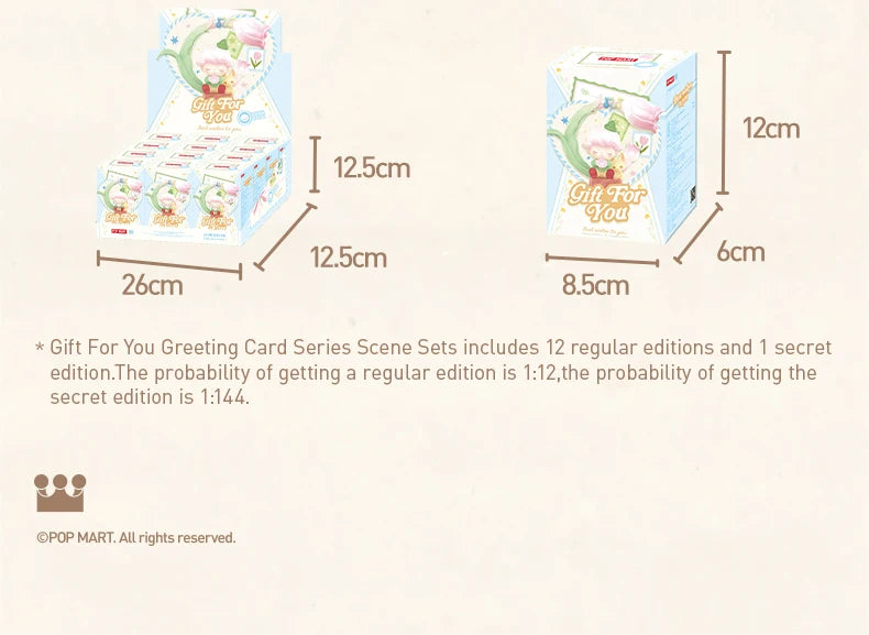 POP MART Gift For You Greeting Card Series Blind Box