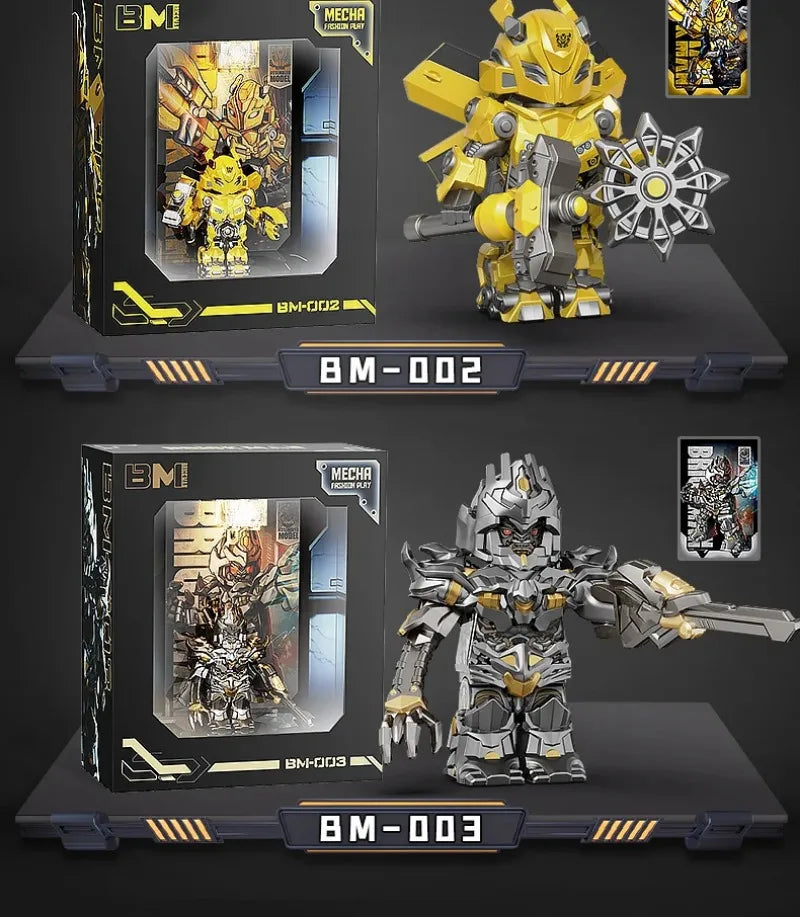 BLOKEES Transformers Optimus Prime, Megatron & Bumblebee Building Blocks