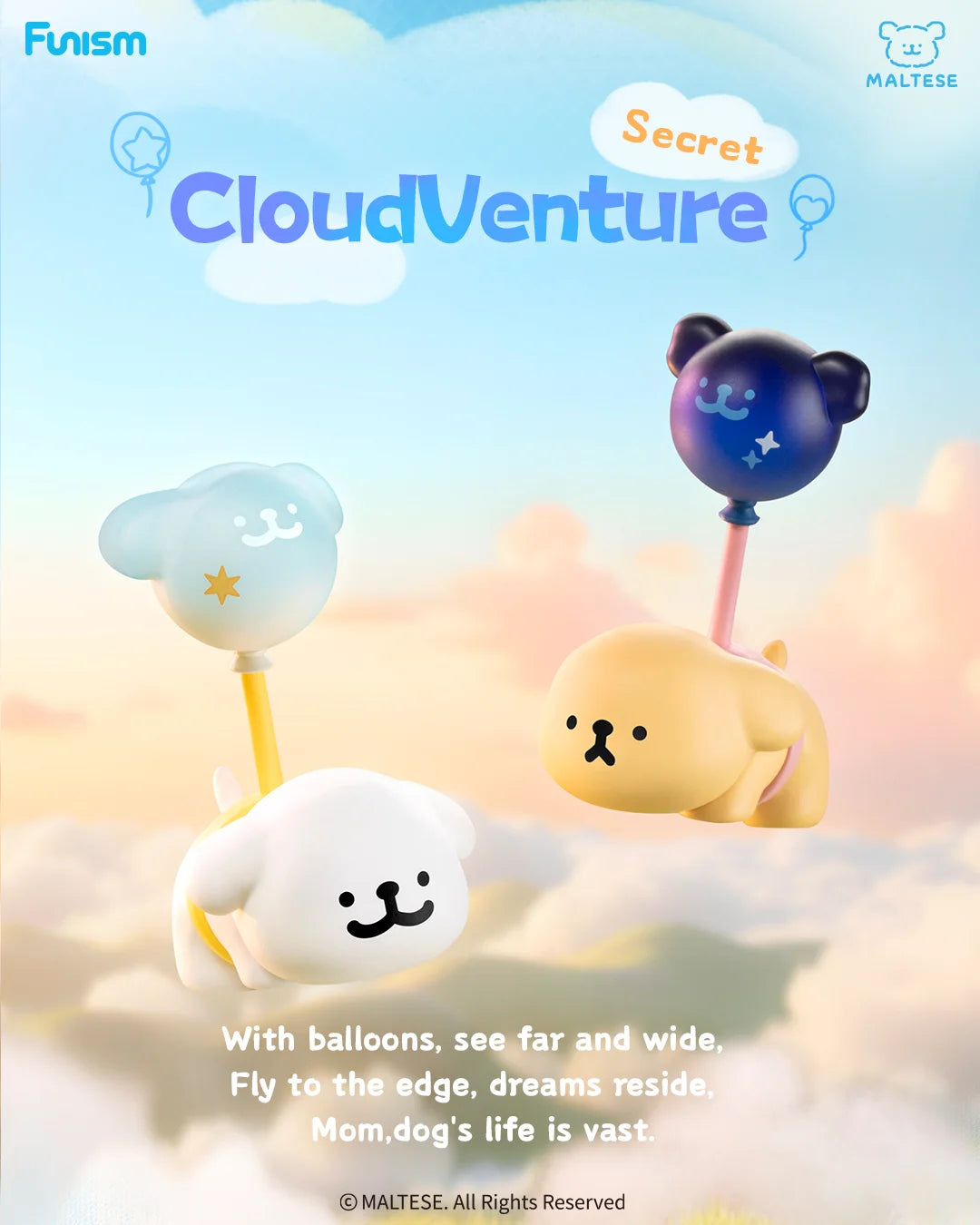 FUNISM Maltese PupSnap Series Blind Box Figures