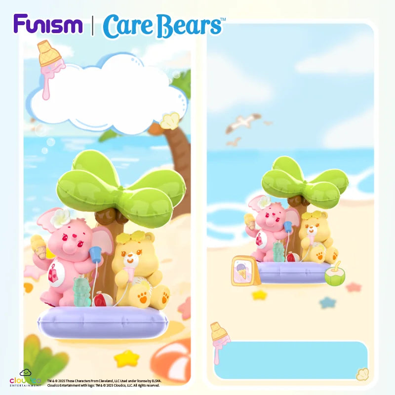 FUNISM Care Bears Friendship Series Figure Holiday Blind Box Action Figure Toy Gift for Kids Collectors Series Figures Action