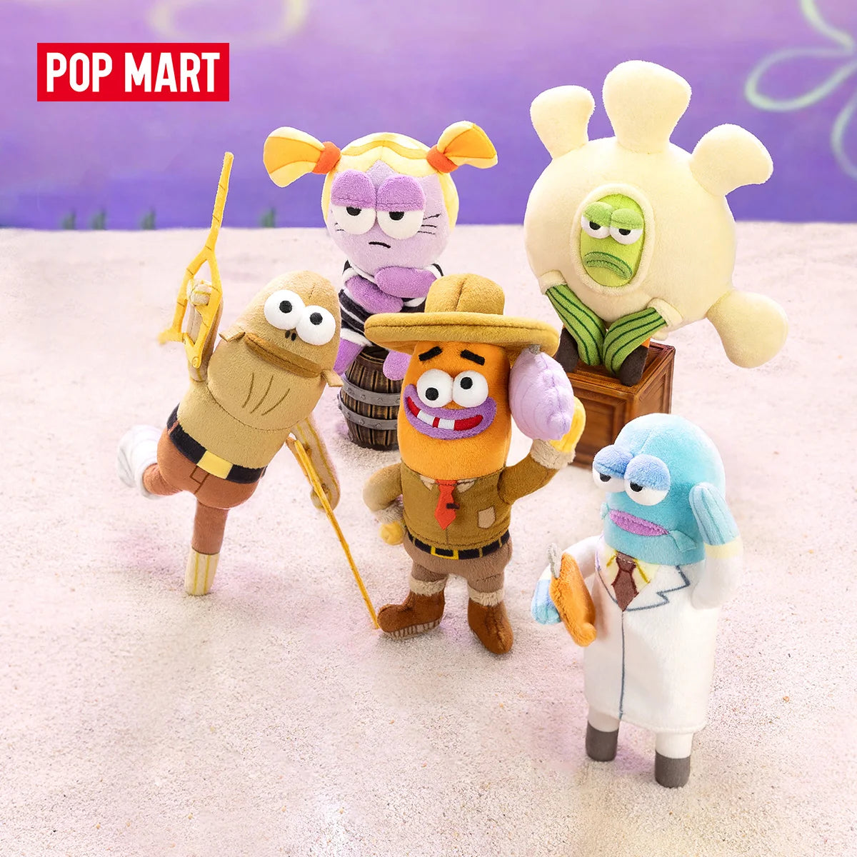 POP MART Bikini Bottom Buddies Plush Blind Box Series packaging view