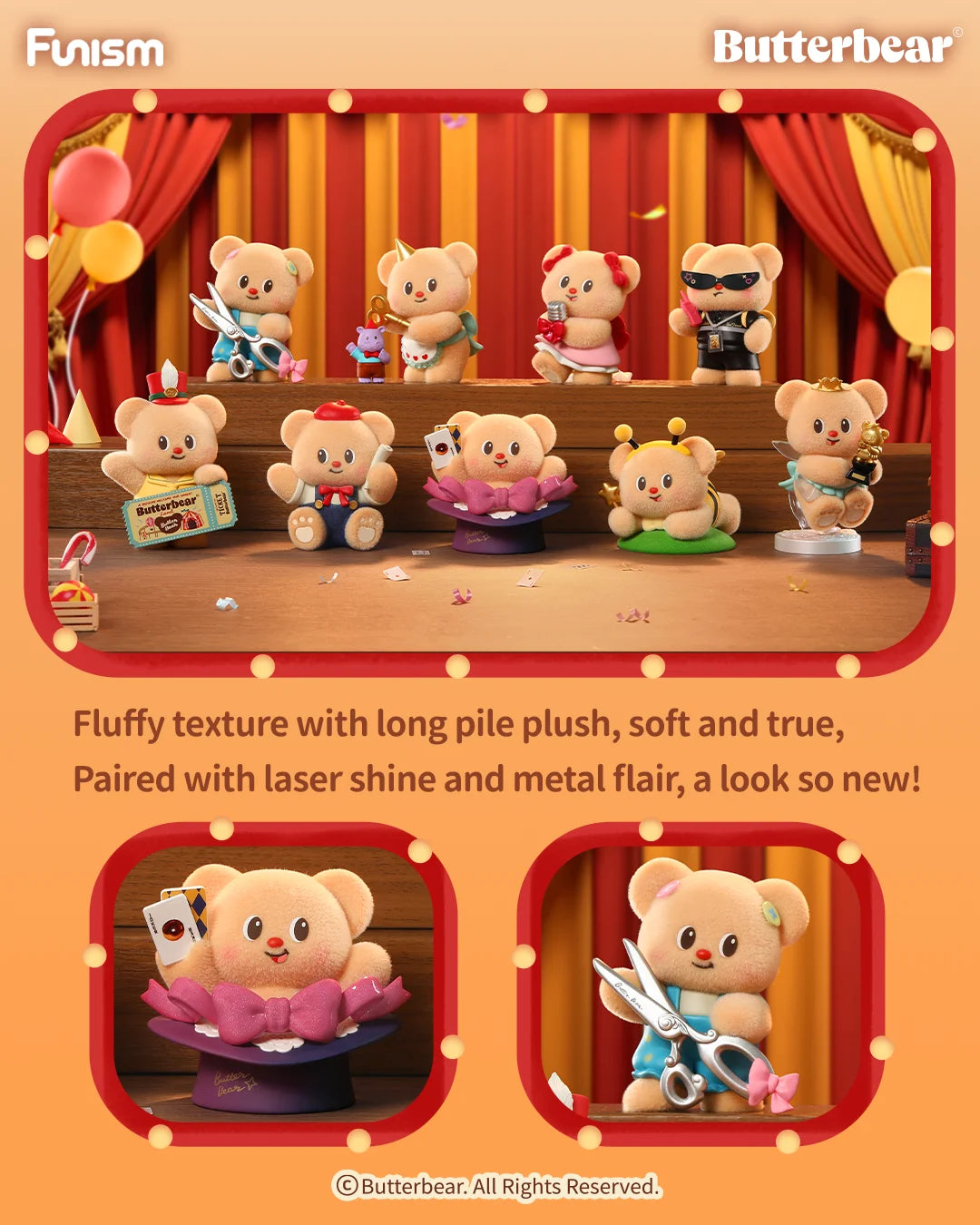 FUNISM Butterbear Adorable Influencer Series Blind Box Figures