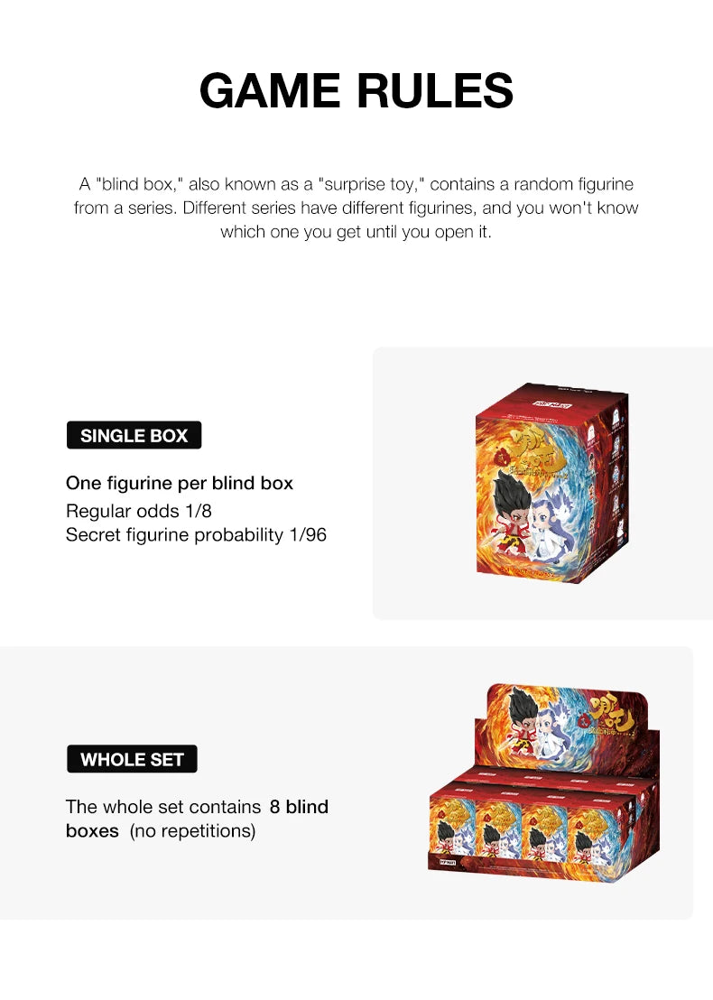 POP MART NeZha 2 Born Bonds Series Blind Box Figures
