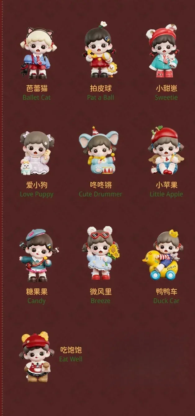 Zoraa Cuteness Is Justice Series Blind Box Cute Action Figure Toys Kawaii Anime Figures  Dolls Toy Gift