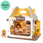 Rolife Rolife Food Box Shop DIY Miniature Houses – Teddy’s Breadbox & Strawberry Milk Box product photo for collectors in NZ