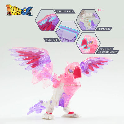 52TOYS BeastBox BB-10BL BLOSSOM Parrot Deformation Collectible Action Figure