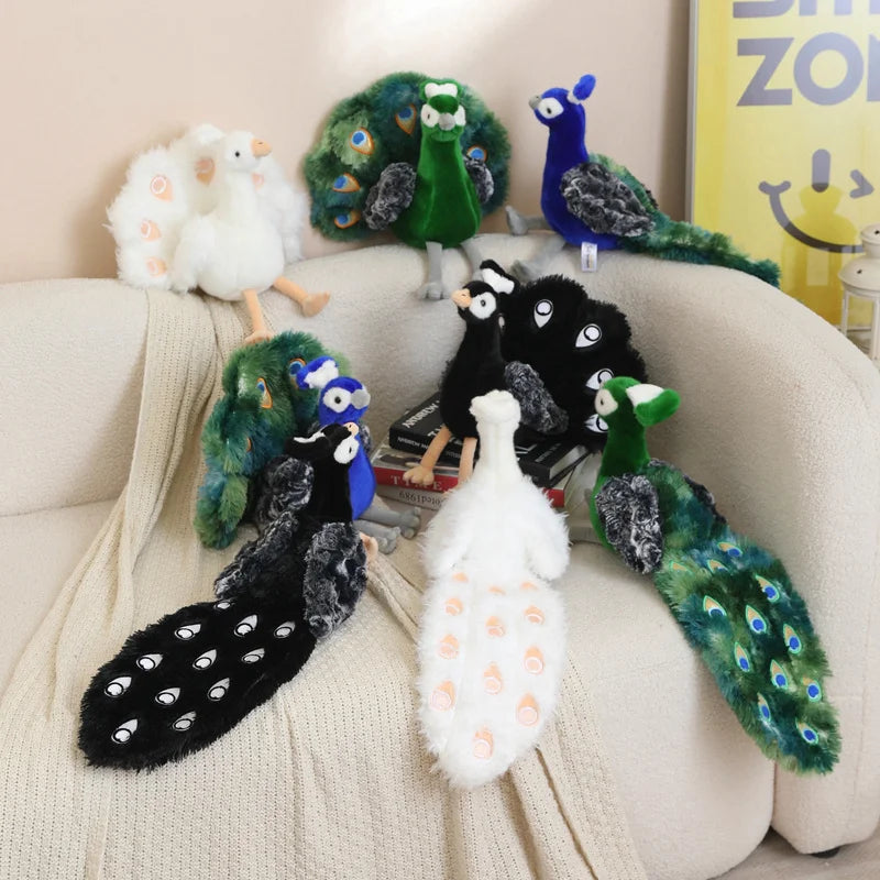 Peacock Plush Toy for Animal Lovers and Collectors collector view