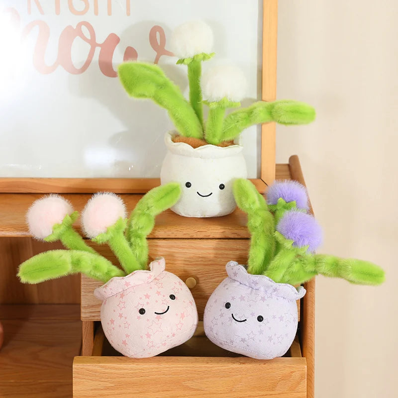 Cute Stuffed Plush Plant Toy Interesting Dandelion Plush side view