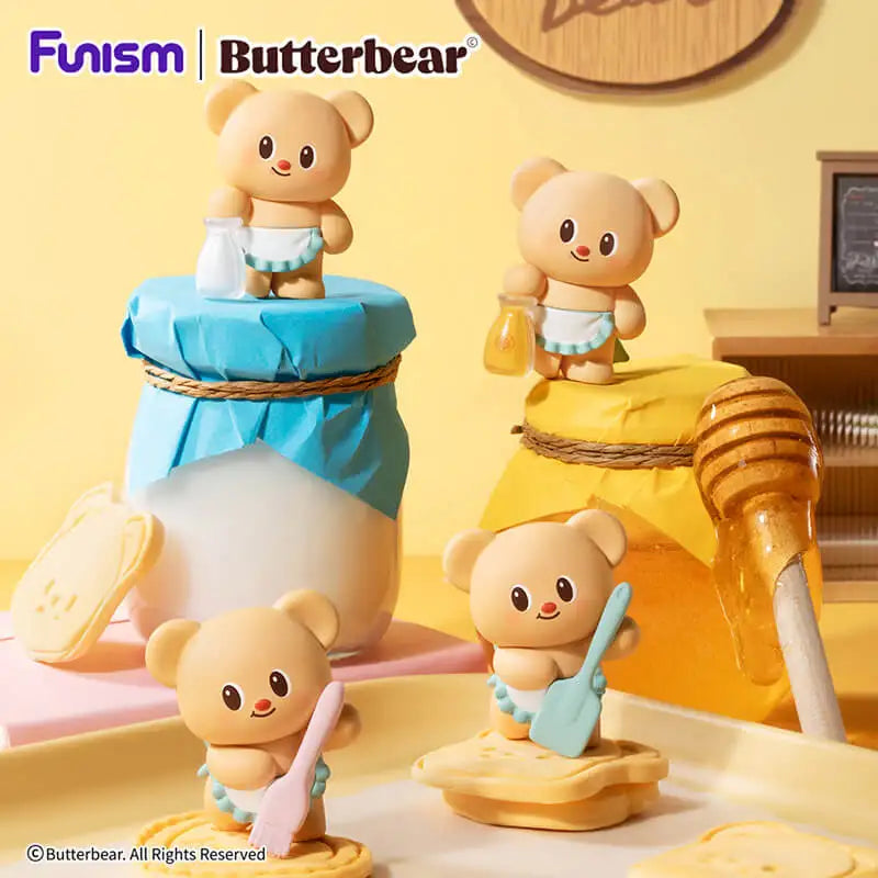 FUNISM Butterbear Baked with Love Cubby Face Blind Box Figures