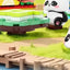 Panda Bamboo House Building Blocks Micro Block Set