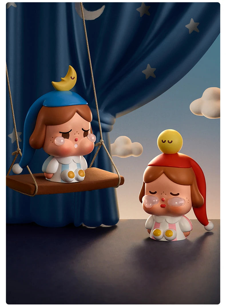 POP MART Crybaby Crying to the Moon Sitting Series Blind Box Figures