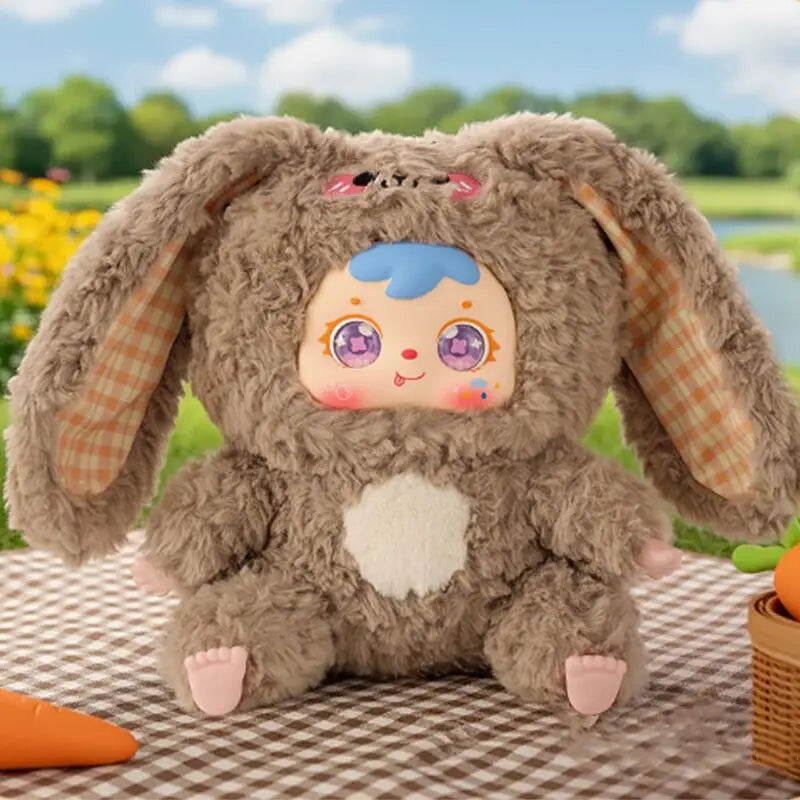 Samuel 500% Hairy Rabbit Family Plush Blind Box Collectible