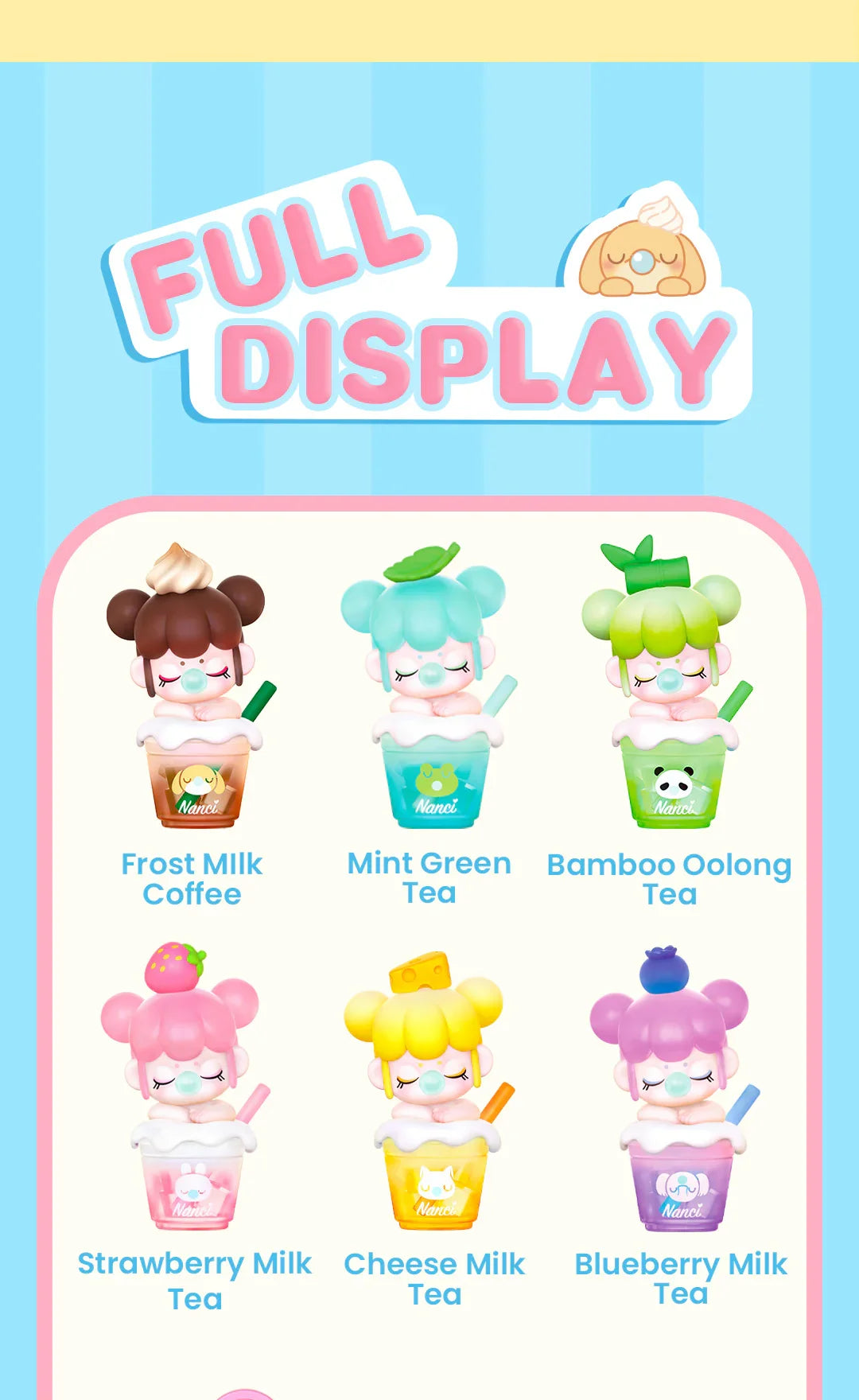 Robotime Rolife BabyNanci Milk Tea Series Blind Box Figures