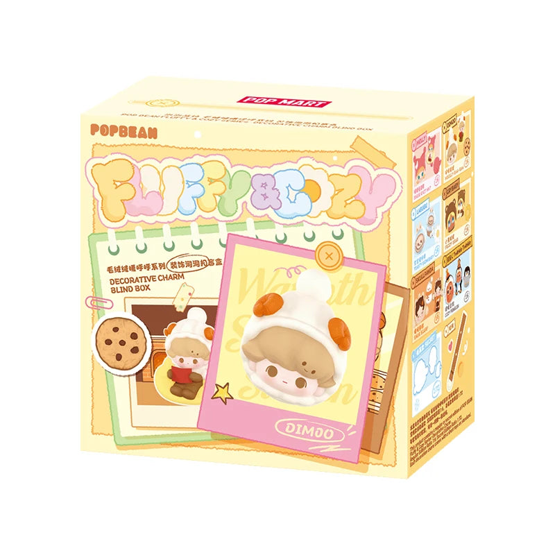 POP MART POP BEAN Fluffy & Cozy Decorative Charm Blind Box
