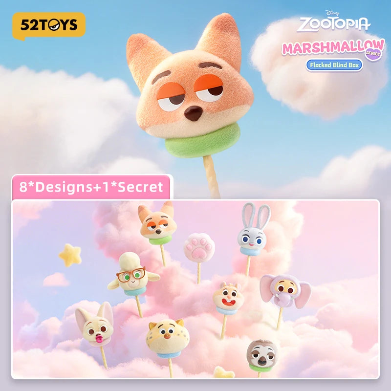 52TOYS Zootopia Marshmallow Series Blind Box Figures