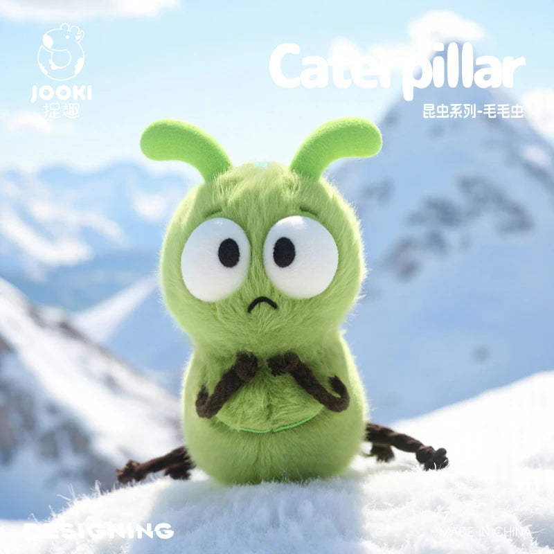 Cute Cartoon Insect Plush Toy Collection – Caterpillar, Firefly, Dragonfly, Mosquito, Cockroach