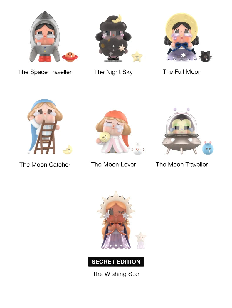 POP MART Crybaby Crying to the Moon Series Blind Box Figures