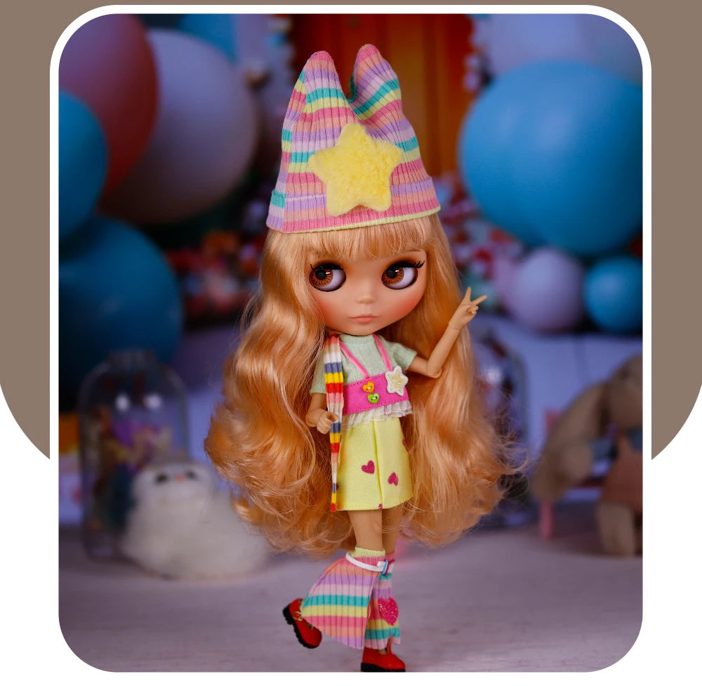 ICY DBS Blyth Doll Tan Skin Matte Face Jointed Body