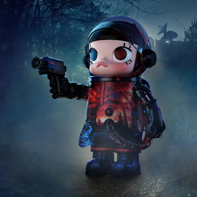 POP MART MEGA Space Molly 400% Stranger Things Limited Edition