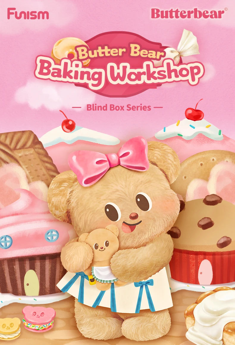 FUNISM Butterbear My Buttery Bakery Series Blind Box Figures