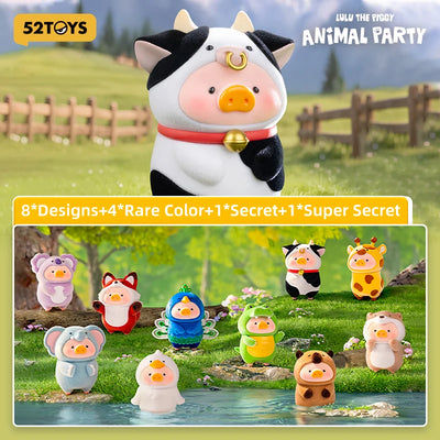 52TOYS Lulu The Piggy Animal Party Blind Box Collectible Figure