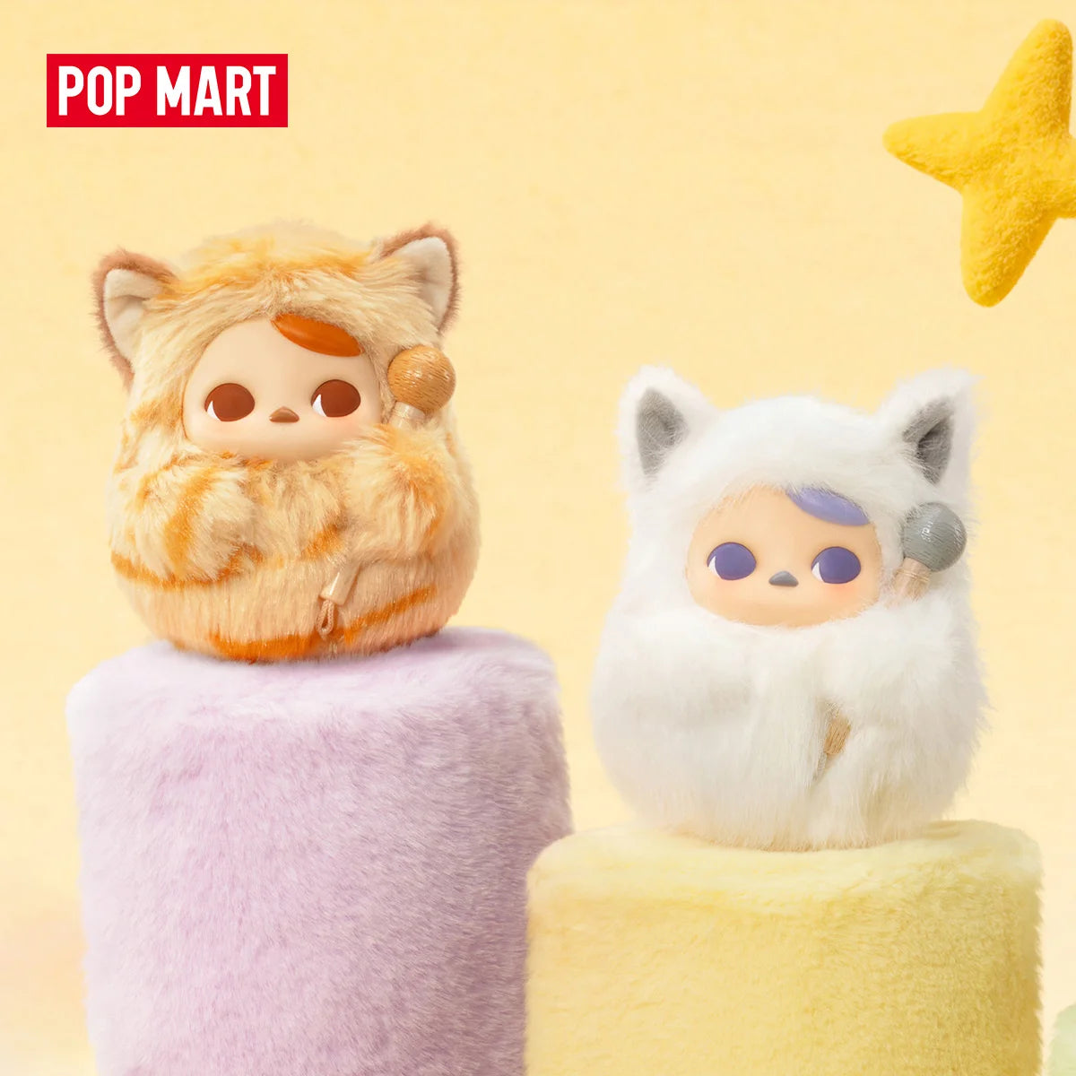 POP MART PUCKY Tap Tap Babies Vinyl Plush Pendant Blind Box