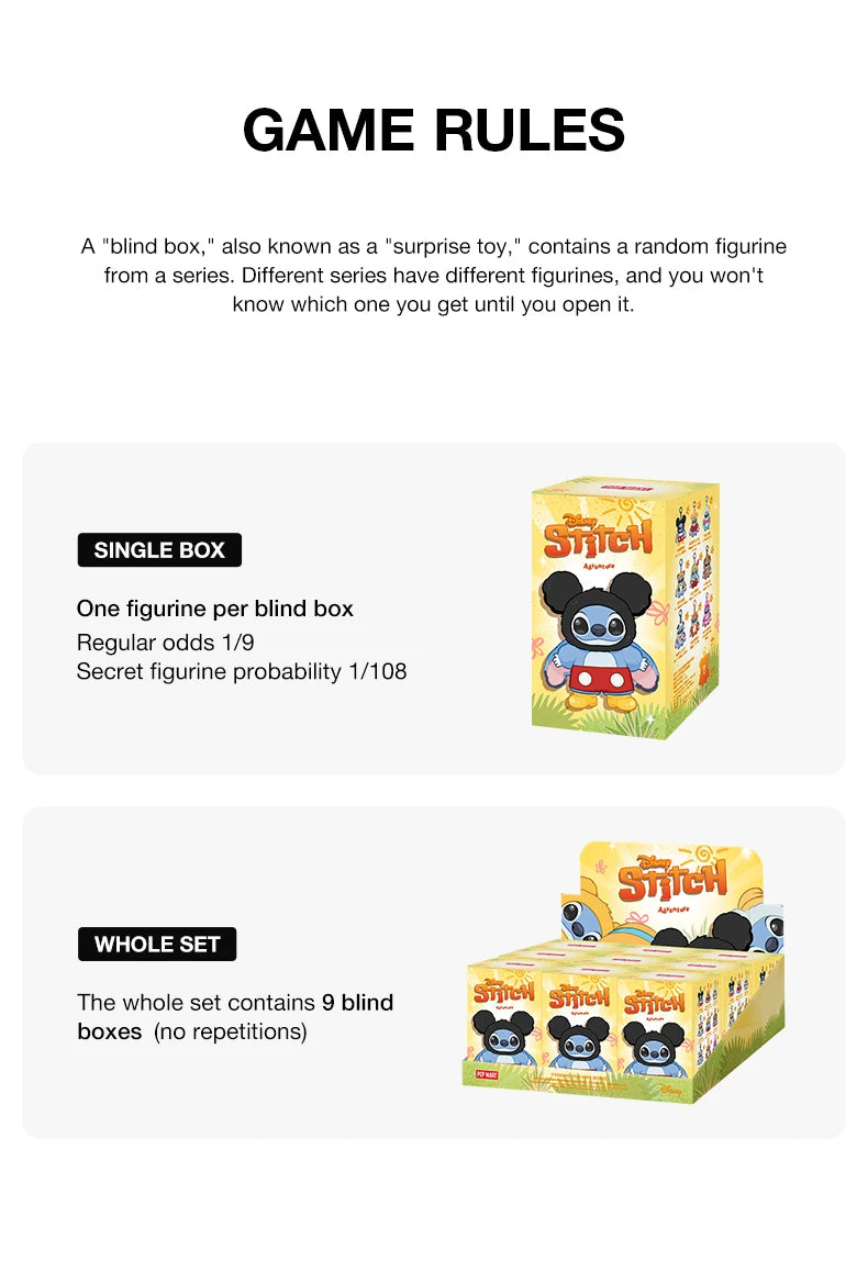 POP MART Disney Stitch Adventure Blind Box Pendant