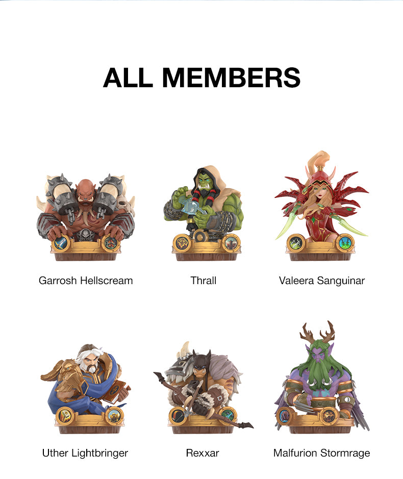 POP MART Hearthstone Legends in Tavern Blind Box Figures