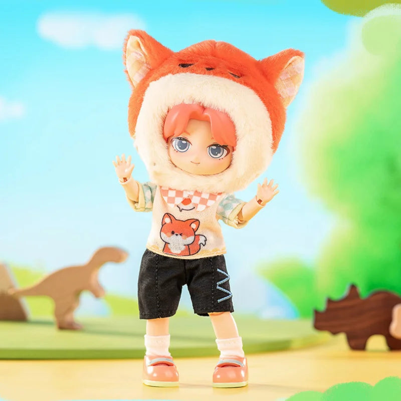 PEETSOON Garden Party Series BJD Doll 16cm Collectible Movable Figure