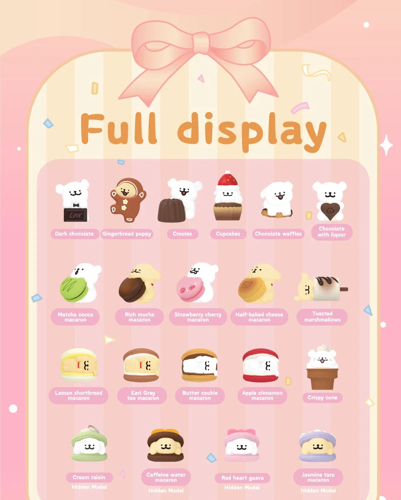 FUNISM Maltese Sweet Box Series Puppy Face Blind Box Figures