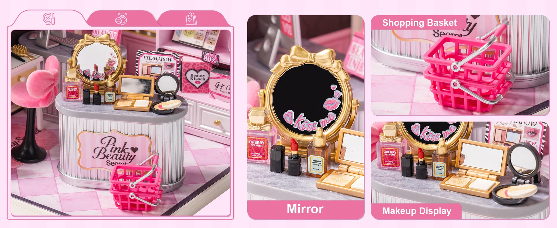 ROBOTIME Rolife Super Creator Series Pink Beauty Dollhouse image 9
