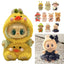 Labubu 17cm Plush Doll Clothes Outfit | K-Pop Inspired Overalls & Party Accessories (Clothing Only)
