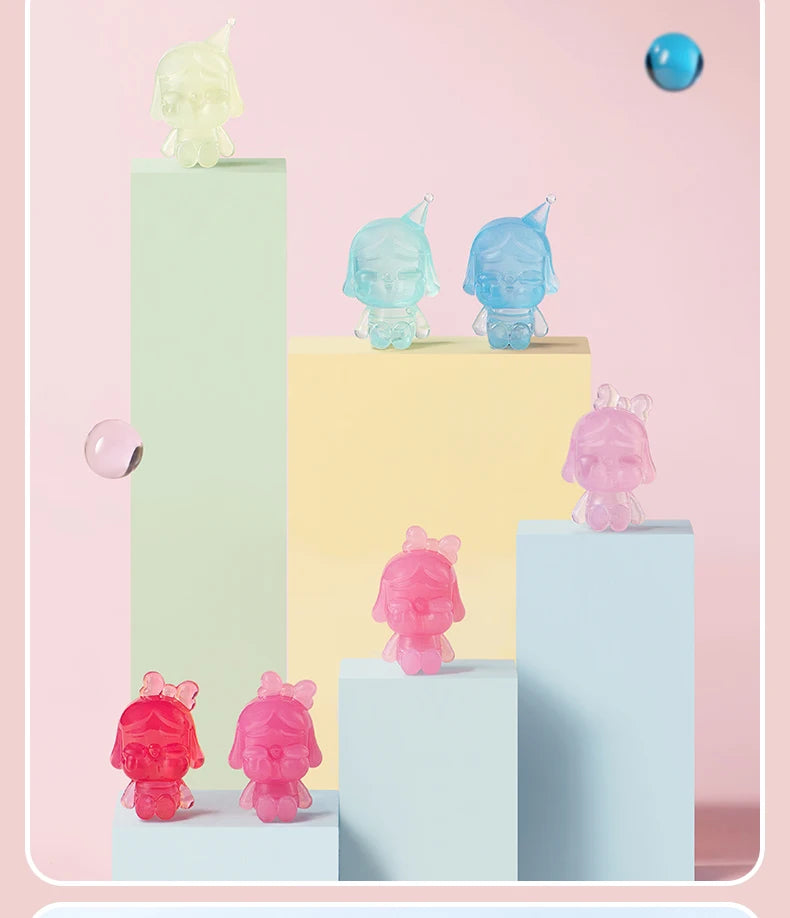 POP MART POP BEAN CRYBABY MINI FIGURE - Rainbow Set / Gradient Color Set