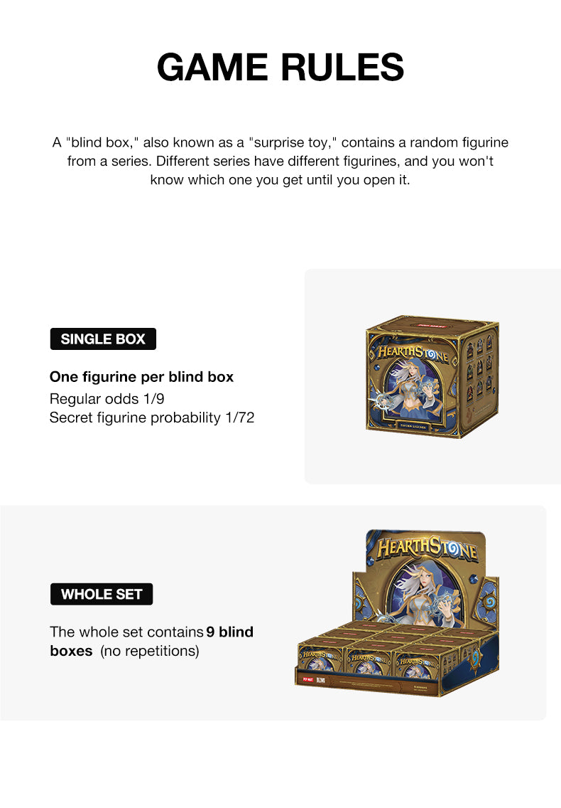 POP MART Hearthstone Legends in Tavern Blind Box Figures