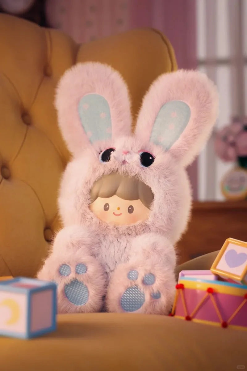 zZoton Happy Childhood Series Plush Keychain Blind Box