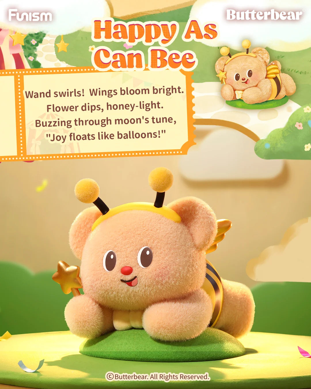 FUNISM Butterbear Adorable Influencer Series Blind Box Figures