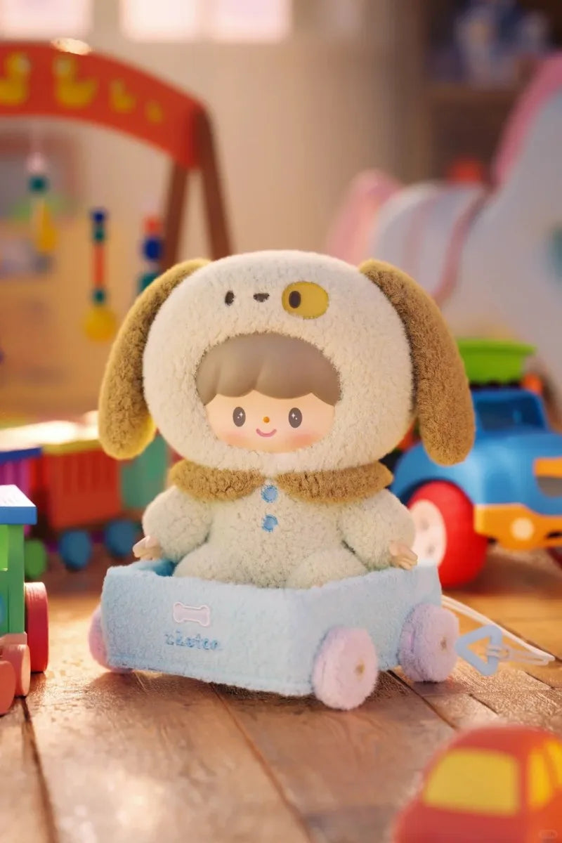 zZoton Happy Childhood Series Plush Keychain Blind Box