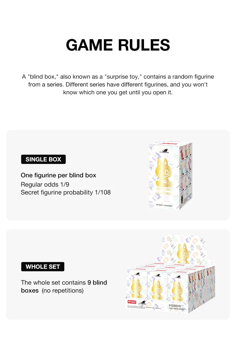 POP MART The Monsters 10th Anniversary Blind Box Keychain Figures