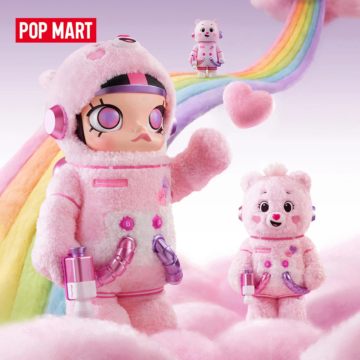 POP MART MEGA SPACE MOLLY Sweet Messages Bear 400% | BlindBox NZ