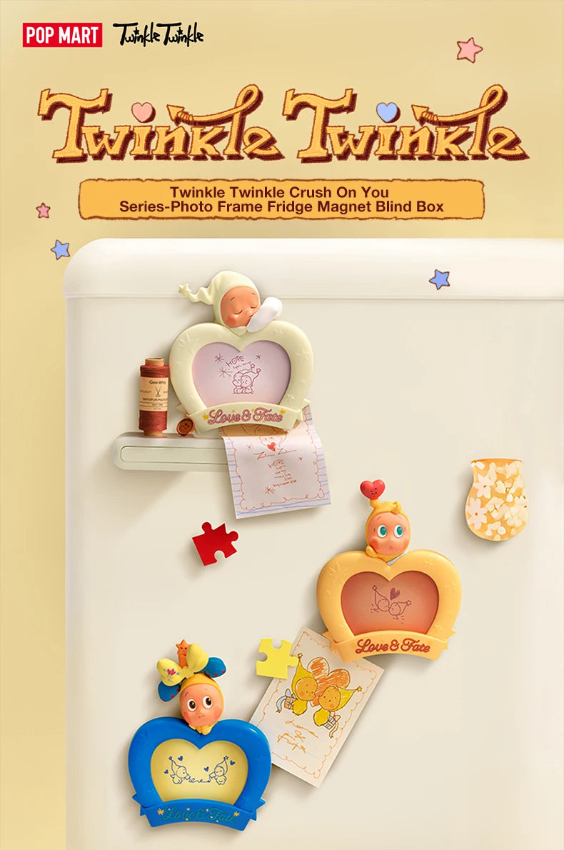 POP MART Twinkle Twinkle Crush On You Photo Frame Magnet Blind Box