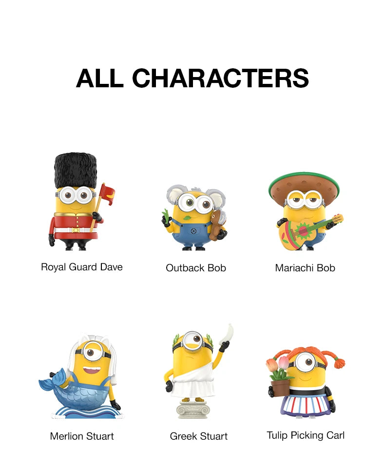 POP MART Minions Bello World Series Blind Box Figures - LIMITED STOCK