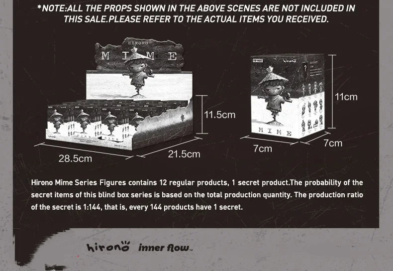 POP MART Hirono Mime Series Blind Box Figures (Pre-Order)