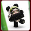 POP MART Skullpanda Combo – Lazy Panda Plush Pendant + Mirage Blind Box