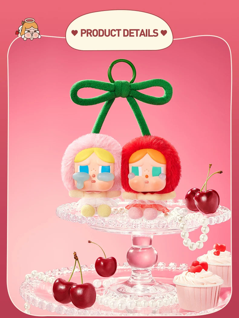 POP MART CRYBABY Crying For Love Vinyl Plush Hanging Card (Love You Cherry Much)