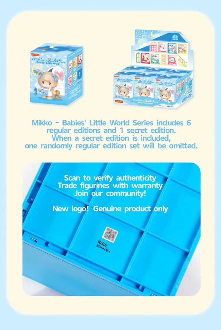 Rolife Mikko Babies' Little World Blind Box Figures