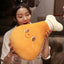Fried Chicken Burger Plush Pillow – Kawaii Food Plush Toy