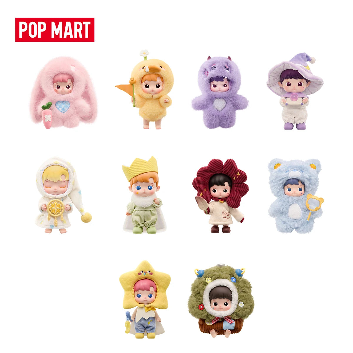 POP MART HACIPUPU Enchanted Realm Tales Series MINI Blind collector view