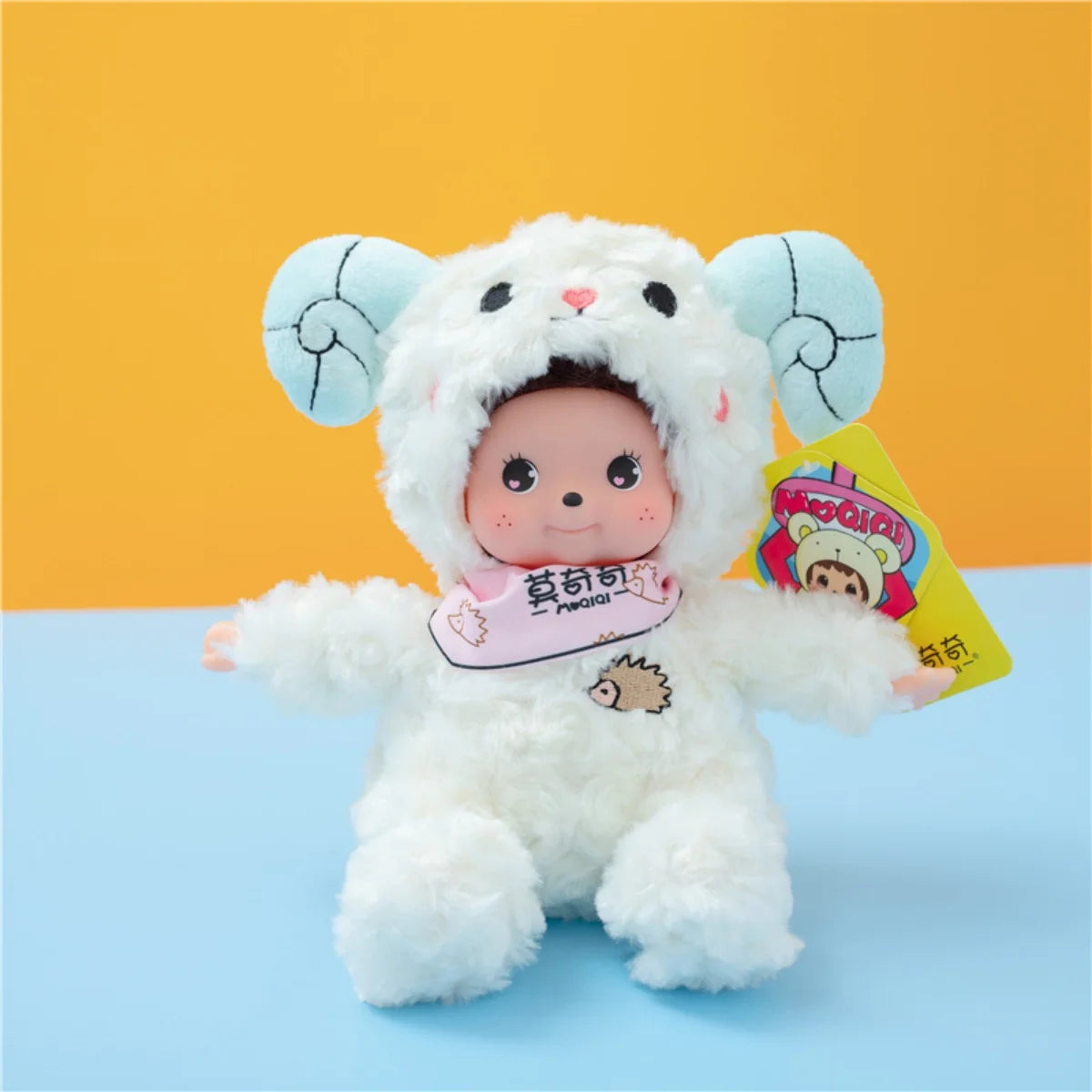 Mochich Vinyl Face Plush – Dolphin, Aries, Bear & Crab
